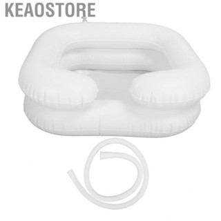 Keaostore Bedside  Basin  Safety Hair Washing Cleaning Support for Bedridden Elderly