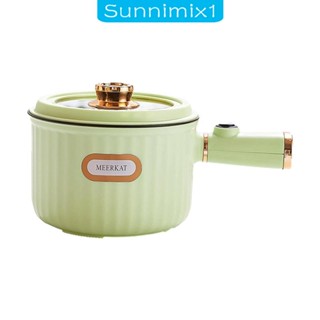 [Sunnimix1] หม้อหุงข้าวไฟฟ้า 2 เกียร์ 1.6 ลิตร แบบพกพา ไม่เหนียวติด อเนกประสงค์ สําหรับทอดราเมน สเต็ก ซุป ข้าวโอ๊ต