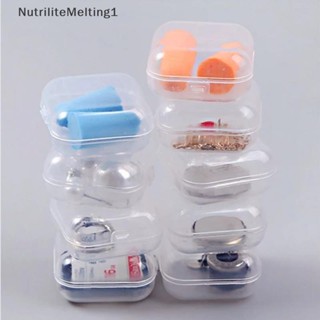 [NutriliteMelting1] กล่องพลาสติกใส ทรงสี่เหลี่ยม ขนาดเล็ก สําหรับเก็บเครื่องประดับ 25 ชิ้น [TH]