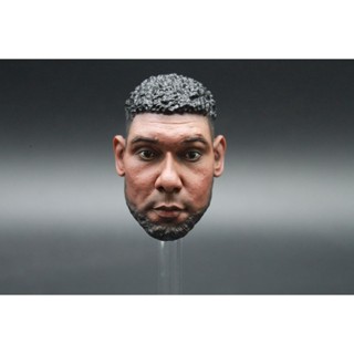 พร้อมส่ง หัวแกะสลัก NBA Star Spurs Tim Duncan 1/6 พร้อมส่ง