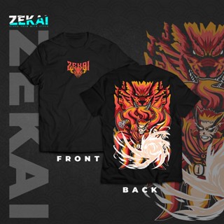 แฟชั่นใหม่ล่าสุด Zekai Clothing Naruto Baryon T-shirt Unisex Tees_07