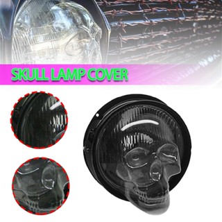 Skull Headlight Cover Car MotorBike Headlamp Decorative Plastic Protection