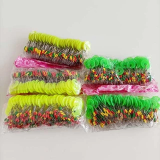 Blueming2 600 ชิ้น 100 กลุ่มตกปลา Bobber Stopper, Float Fishing Supply Rubber Bean, สีสัน Soft Line Tackle อุปกรณ์เสริม Space Beans Lakes Rivers Sea