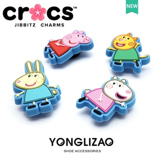 Jibbitz Crocs charms หัวเข็มขัด รูปการ์ตูนดอกไม้ สําหรับตกแต่งรองเท้า Crocs 2023