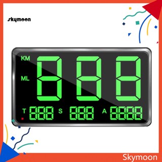 Skym* เครื่องวัดความเร็วดิจิทัล GPS HUD MPH หน้าจอมอนิเตอร์ C80 สําหรับรถยนต์