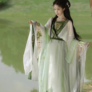 ของแท้ เสื้อแขนห้าส่วน ปักลาย Hanfu [Chitose Introduction] Wei Jin North South Dynasty Dynasty ขนาดใหญ่ สําหรับอุตสาหกรรมหนัก