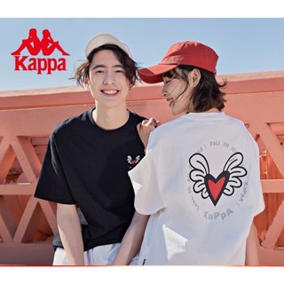 K Kappa X Britto เสื้อยืดลําลอง แขนสั้น พิมพ์ลาย สไตล์ใหม่ สําหรับผู้ชาย ผู้หญิง เหมาะกับการเล่นกีฬา K0cx2td87d