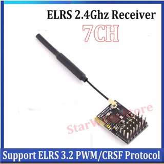 Frsky ELRS เสาอากาศรับสัญญาณ ท่อทองแดง 2.4Ghz PWM 7CH CRSF รองรับ ELRS 3.2 PWM CRSF สําหรับโดรนบังคับ FPV