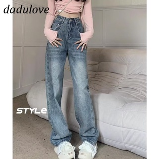 DaDulove💕 New American Ins High Street Retro Jeans Niche High Waist Wide Leg Pants Large Size Trousers