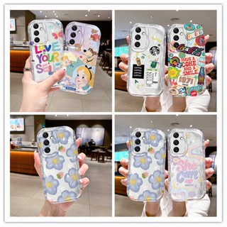 เคส  samsung a34 5g เคสโทรศัพท์มือถือ แบบใส ลายครีม สําหรับ samsung a34 5g เคส