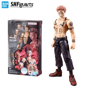 Bandai Genuine Jujutsu Kaisen Finished Model Kit S.H.Figuarts Series Ryomen Sukuna Anime Action Figure Toys for Boys Collectible