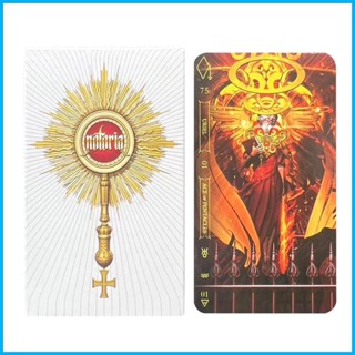 ใหม่ ไพ่ทาโรต์ Goetia Tarot In Darkness Fate Divination Tarot Deck Fortune-telling Board Game Oracle Card Deck For hjuth