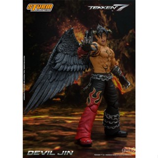 ของเล่นฟิกเกอร์ BNTK05 1/12 Male Soldier Devil Jin Tekken 7 6 นิ้ว