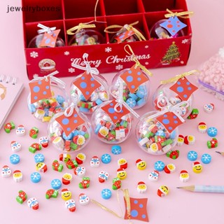 [jewelryboxes] ยางลบ รูปสโนว์แมนน่ารัก ขนาดเล็ก สร้างสรรค์ สําหรับนักเรียน ของขวัญคริสต์มาส