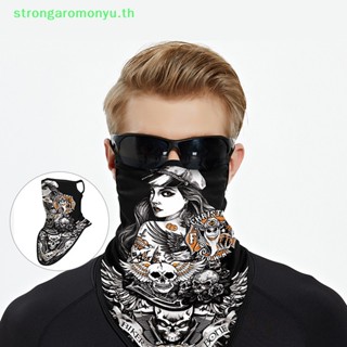 Strongaromonyu Nakusu ผ้าพันคอ ทรงสามเหลี่ยม ป้องกันฝุ่น สําหรับขี่รถจักรยานยนต์