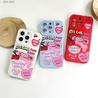 Samsung Galaxy A02S A03 A03S A04 เคสซัมซุง สำหรับ Cool Girl เคส เคสโทรศัพท์