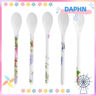 DAPHS ช้อนกระเบื้องพอร์ซเลน ด้ามจับยาว สําหรับเด็ก 1/3 ชิ้น