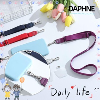 Daphne สายคล้องคอเชือกโทรศัพท์มือถือโพลีเอสเตอร์สามารถปรับได้