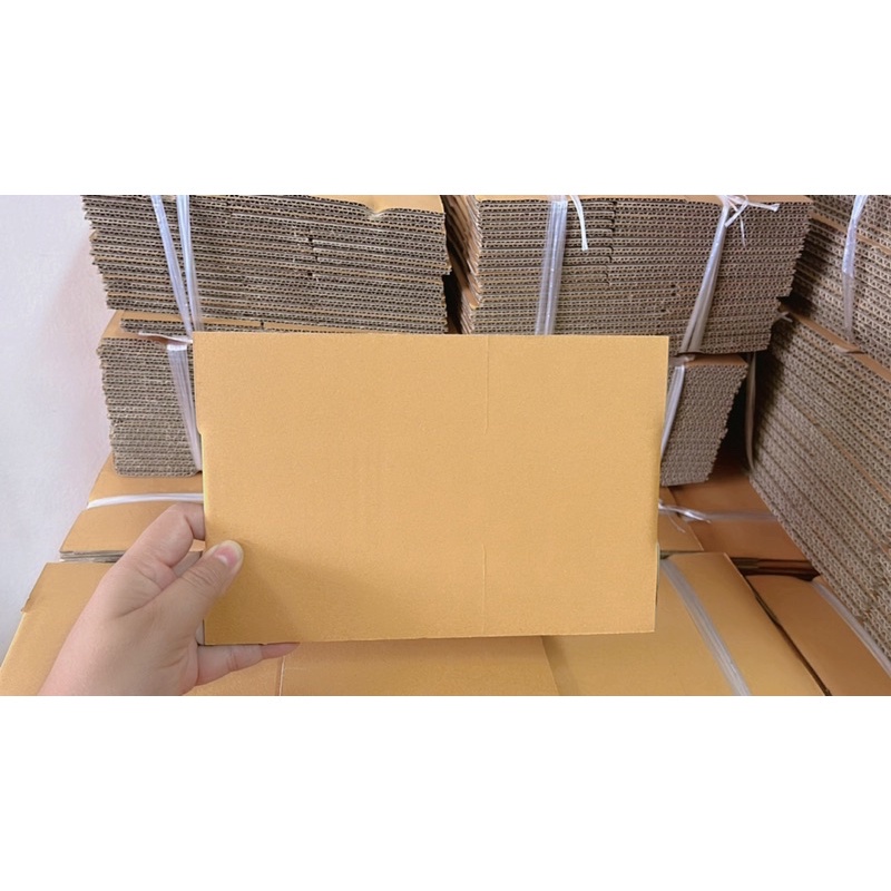 กล่องไปรษณีย์ เบอร์ 00 ขนาด 9.75×14×6 ซม. กล่องพัสดุฝาชน แพ็ค 20 ใบ หนา 3 ชั้น แบบพิมพ์ ราคาส่ง พร้อมส่ง ล็อต 1571