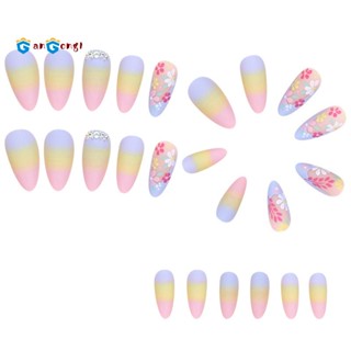 สติกเกอร์ ลายดอกไม้ ขนาดเล็ก สีรุ้ง แบบเต็มรูปแบบ สําหรับติดตกแต่ง