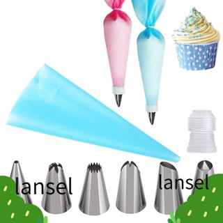 Lansel 8 ชิ้น / เซต ท่อไอซิ่ง หัวฉีด รัสเซีย เบเกอรี่ เค้ก ตกแต่ง สเตนเลส คัพเค้ก เบเกอรี่ แม่พิมพ์