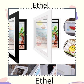 Ethel1 กรอบศิลปะเด็ก โปรเจคเด็ก สร้างสรรค์ ด้านหน้าเปิด และเปลี่ยนได้ ที่เก็บผลงานการวาดภาพ