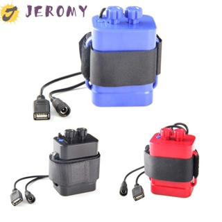 Jeromy กล่องแบตเตอรี่ 18650 5V USB 4 ช่อง 6 ช่อง สําหรับจักรยาน