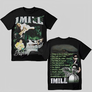 เสื้อยืดคุณภาพดี     เสื้อยืดผ้าฝ้าย เสื้อวง 1Mill ใครสาย Hiphop แนะนำครับ สวยจัด Bootleg T-shirt เสื้อยืดพิมพ์คุณภาพสูง