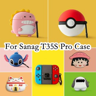 【imamura】เคสหูฟัง แบบนิ่ม ลายการ์ตูนเกมสนุก สําหรับ Sanag T35S Pro T35S Pro