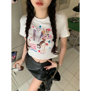 Candy Kids Candy เสื้อครอป เสื้อสายเดี่ยว ย้อนยุค y2k 2023 NEW Style 072402 สวย สบาย ทันสมัย ทันสมัย A99J1XN 36Z230909