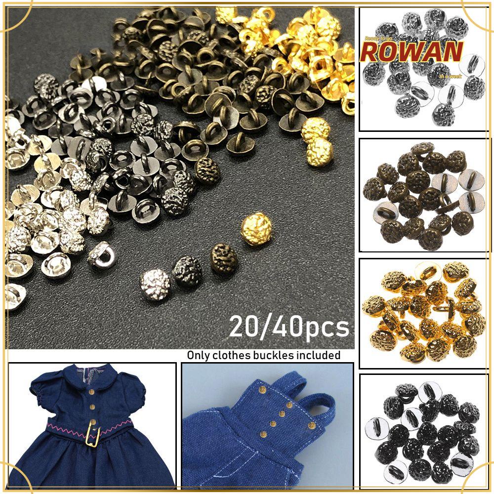 Row กระดุมมุกขนาดมินิ Diy สําหรับตกแต่งเสื้อผ้าตุ๊กตาของเล่นเด็ก 50 ชิ้น