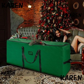 Karen กระเป๋าเก็บผ้าห่ม กันน้ํา กันฝุ่น ขนาดใหญ่ จุของได้เยอะ สําหรับต้นคริสต์มาส