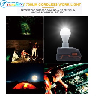 หลอดไฟ Led E27 แบบพกพา สําหรับแบตเตอรี่ลิเธียม Ridgid 18v Aeg 18v