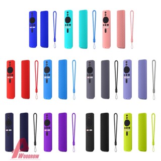 เคสรีโมตคอนโทรล ซิลิโคน พร้อมสายคล้อง กันฝุ่น กันกระแทก สําหรับ Xiaomi Mi TV Stick 4K 2022