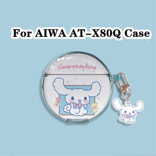 【ส่วนลด】เคสหูฟัง แบบนิ่ม แบบใส ลายการ์ตูน สําหรับ AIWA AT-X80Q AIWA AT-X80Q