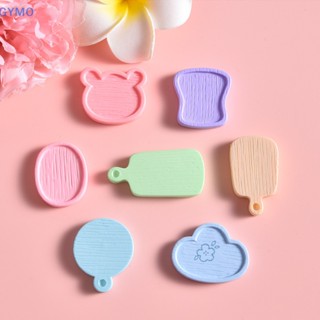 [cxGYMO] ถาดอาหารจิ๋ว ลายการ์ตูน สําหรับตกแต่งบ้านตุ๊กตา 4 ชิ้น HDY