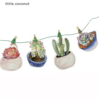 [little.coconut] คลิปหนีบไม้ สําหรับตกแต่งต้นคริสต์มาส 10 ชิ้น