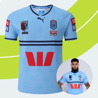 2023 เสื้อกีฬารักบี้ NSW Blues ไซซ์ S ถึง Rugby Jersey Size S-5XL