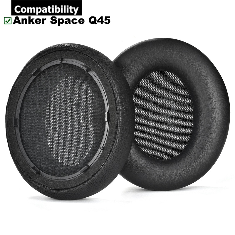 แผ่นฟองน้ําครอบหูฟัง สําหรับ Anker Soundcore Space Q45 1 คู่