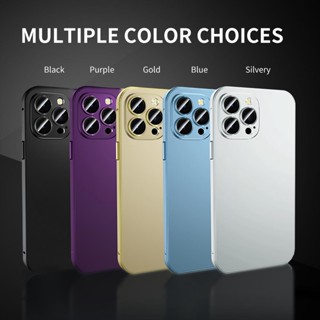 เคสโทรศัพท์มือถือ กรอบโลหะอลูมิเนียม แม่เหล็ก สําหรับ IPhone 12 13 14 Pro Max Cover 14Plus