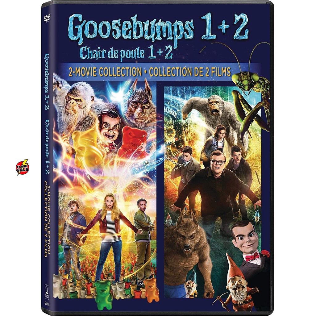 DVD ดีวีดี Goosebumps คืนอัศจรรย์ขนหัวลุก ภาค 1-2 DVD Master เสียงไทย (เสียง ไทย/อังกฤษ ซับ ไทย/อังกฤษ) DVD ดีวีดี