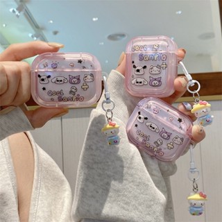 เคสหูฟังบลูทูธ ลายซานริโอ้ สําหรับ AirPods Pro2 Airpod Pro 1 2 3 AirPods Pro 2