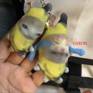 Daron พวงกุญแจ จี้ตุ๊กตากล้วย แมวร้องไห้ น่ารัก พร้อมเสียงร้องไห้ ของขวัญสําหรับเพื่อนร่วมชั้น