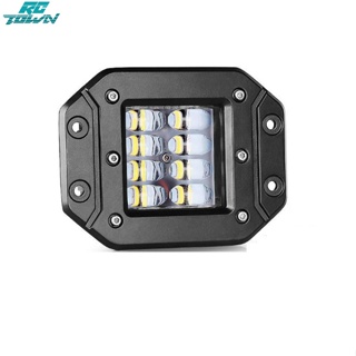 Rctown ไฟสปอตไลท์ Led เลนส์ 6d 24w 5 นิ้ว ทรงสี่เหลี่ยม ขนาดเล็ก สําหรับรถยนต์ออฟโร้ด