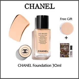 💖ของแท้100%💖 Chanel LES BEIGES FOUNDATION #BD01 #B10 #B20 #BR12 HEALTHY GLOW MOISTURIZING FOUNDATION SPF 25 / PA++ 30ML