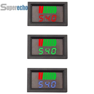 โวลต์มิเตอร์ดิจิทัล หน้าจอ LCD แสดงความจุแบตเตอรี่รถยนต์ [superecho.th]