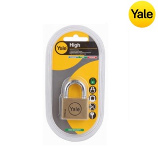 YALE กุญแจ ระบบลูกปืน ขนาด 40-50 มิลลิเมตร คอสั้นและคอยาว ห่วงเหล็กกล้าชุบแข็ง เยี่ยม