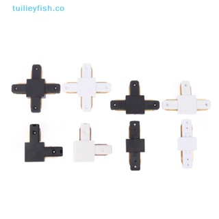 Tuilieyfish รางไฟ Led อลูมิเนียม สีดํา สีขาว สําหรับไฟสปอตไลท์