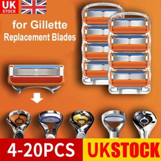 4x Replacement Blades For Gillette Fusion Razor Shaver Trimmer Shaving Gift