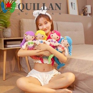 Quillan หมอนตุ๊กตานุ่ม รูปการ์ตูนเจ้าหญิงนางเงือกน่ารัก ขนาดมินิ 30 ซม. หลากสี ของเล่นสําหรับเด็ก